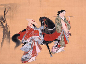 宮川長春 《形見の駒図》江戸時代（18世紀）静嘉堂文庫美術館蔵