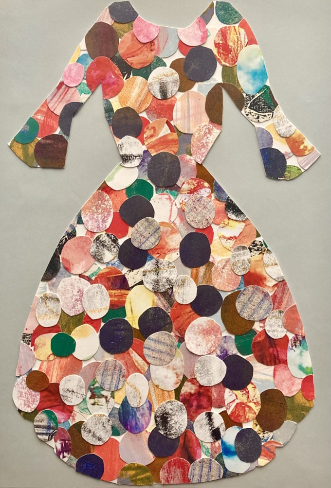 大城 舞華「Dress Ⅶ」40×30cm