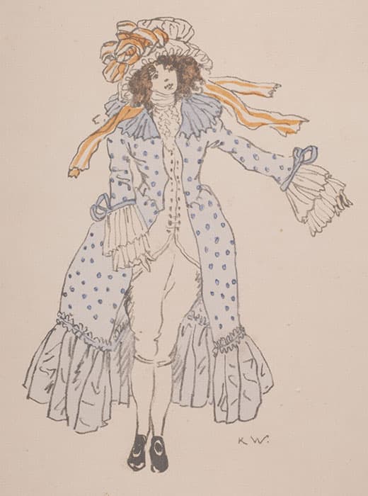 《『フィガロの結婚』変装する小姓》1911年　新ビール美術館