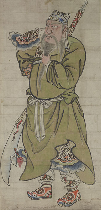 重要美術品《関羽図》円山応挙　江戸時代・18世紀　大倉集古館蔵