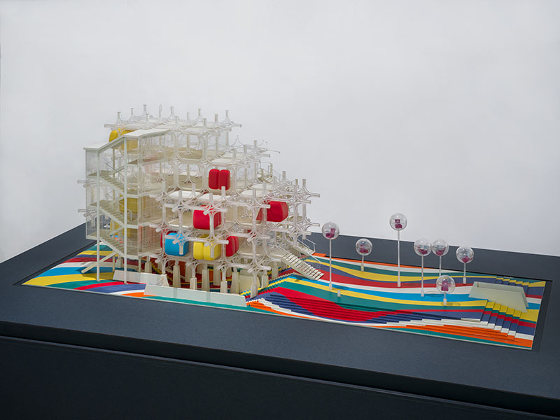 黒川紀章《EXPO'70 タカラ・ビューティリオン[模型]》1968年頃　タカラベルモント蔵