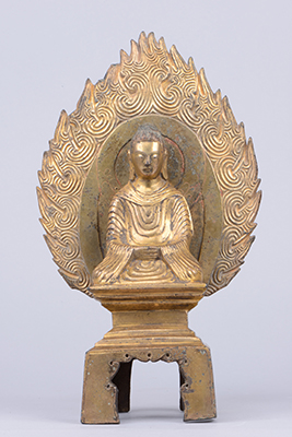 重要文化財「如来坐像」
中国 宋時代 元嘉14年（437年）