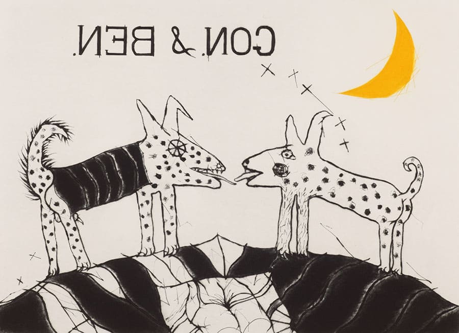 《GON＆BEN（YELLOW）》1976年　作家蔵