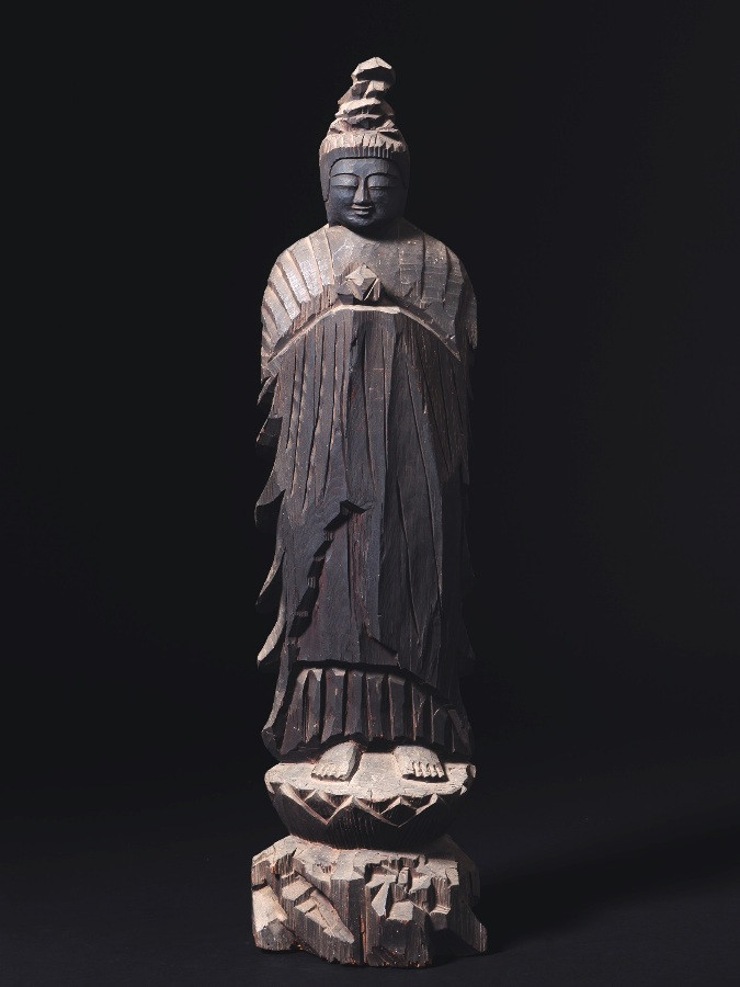 《観音菩薩》 天和２（1682）年以降　板葺阿弥陀堂蔵（一宮市博物館寄託保管）【広島県初公開】
