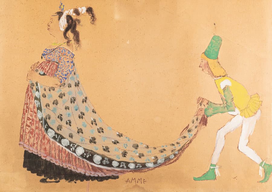 《『ロミオとジュリエット』乳母》1907年　新ビール美術館