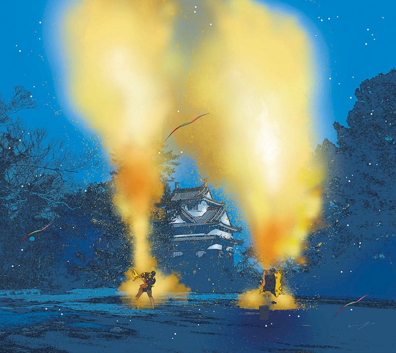 《双炎の碧き城》2025年　EMグラフ