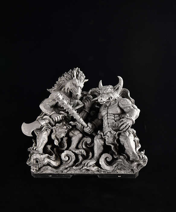 神谷慎介《牛頭・馬頭》（ごず・めず）/2025