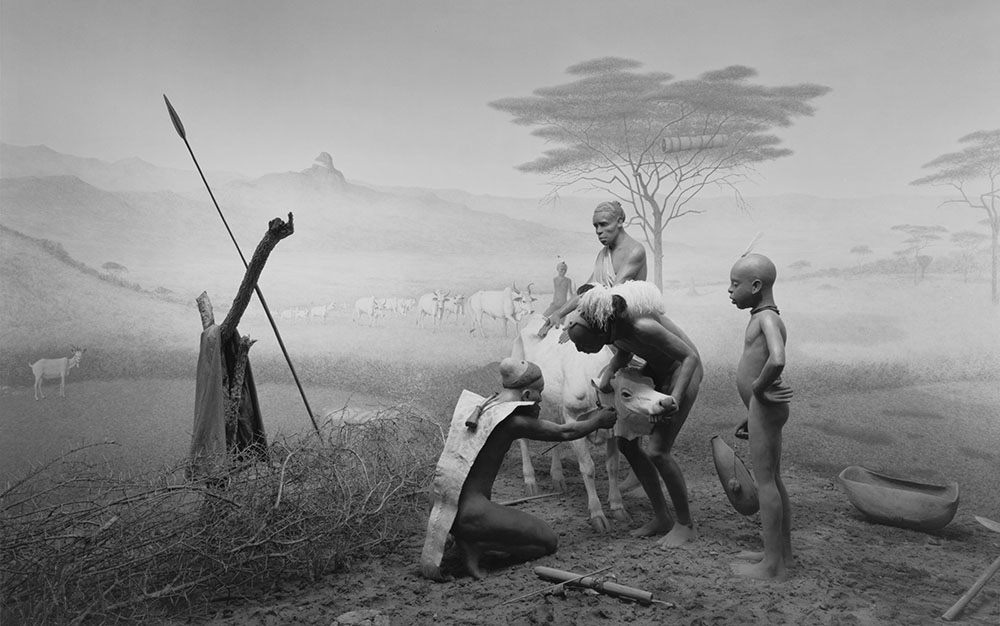 杉本博司《ポコット族》2025年　ゼラチン・シルバー・プリント　119.4×185.4cm
© Hiroshi Sugimoto / Courtesy of Gallery Koyanagi