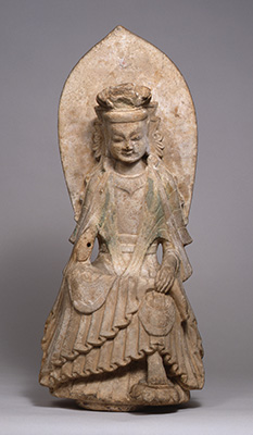 
重要文化財「菩薩半跏思惟像」
中国 北魏時代（6世紀前半）