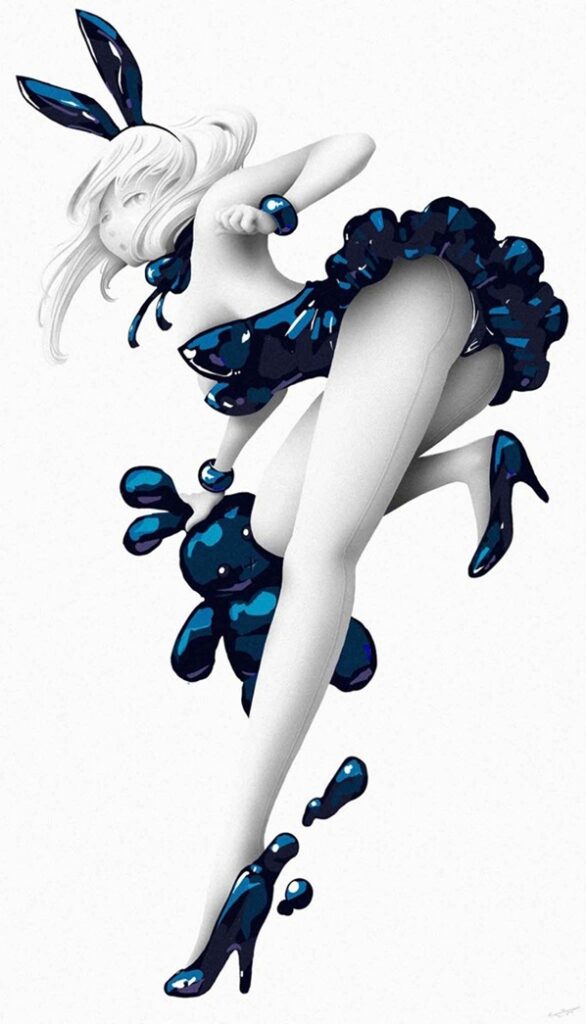 「DAT!!! (Ver.Blue)」63.8×36.5ｃm