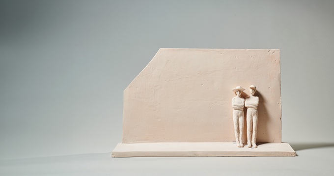 「情景Ⅰ」高さ20.5×幅34×奥行9cm