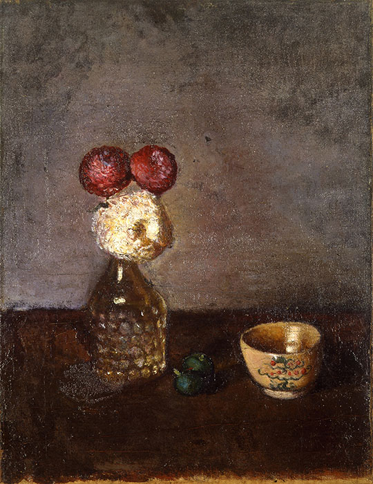 横堀角次郎《静物》1922年　群馬県立近代美術館蔵