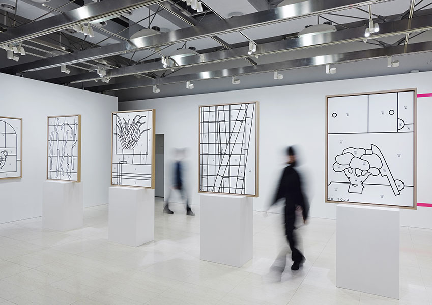 ギンザ・グラフィック・ギャラリー　「菊地敦己　グラフィックデザインのある空間」の展示