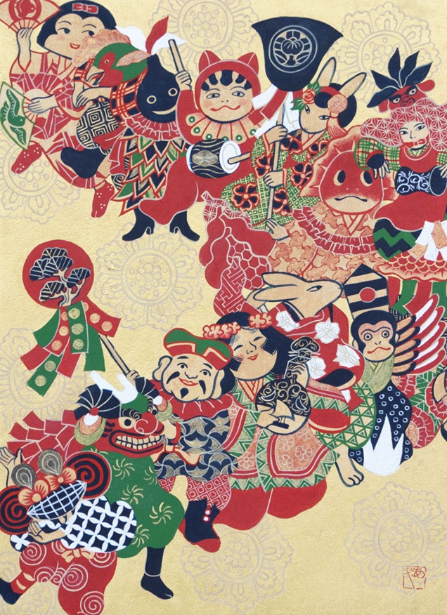 「蝶々踊図」

F4