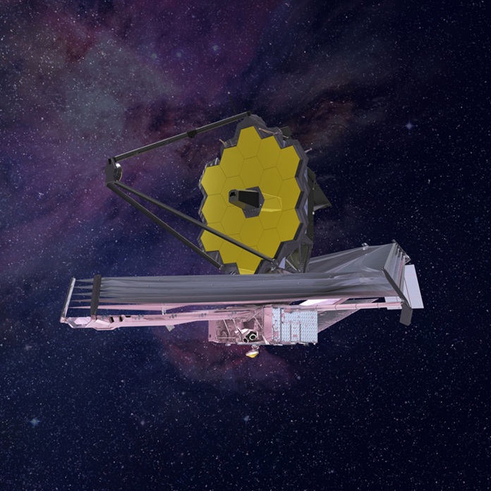 「JWST」　　 ⓒNASA, ESA, CSA, Northrop Grumma