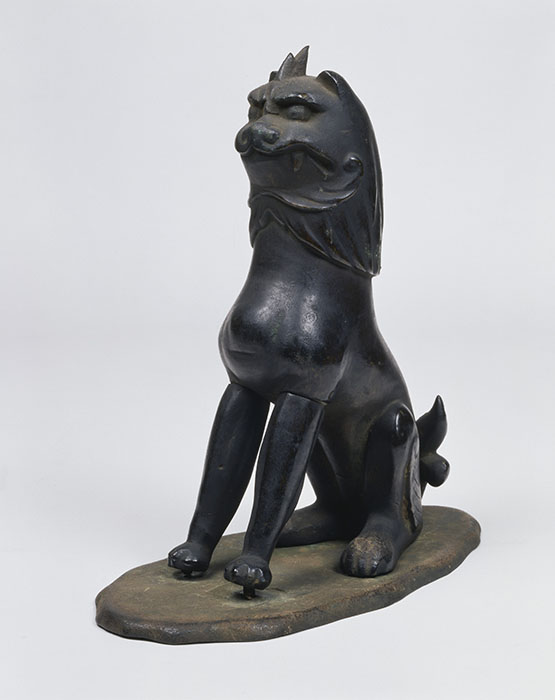 国宝　若宮御料古神宝類　銅造狛犬　平安時代（12世紀） 奈良・春日大社