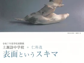 「上諏訪中学校 + 仁科茂 表面というスキマ」諏訪市美術館