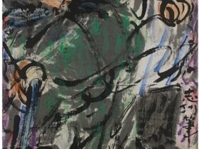 「御鍾馗図」（縦139×横97.5cm）