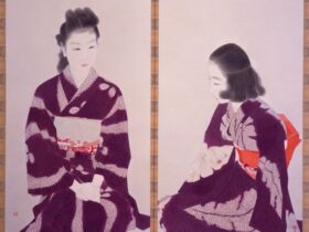 秋野不矩　≪姉妹≫　1946年　浜松市秋野不矩美術館 蔵