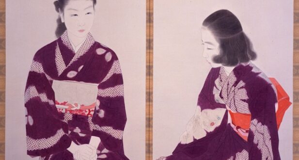 秋野不矩 ≪姉妹≫ 1946年 浜松市秋野不矩美術館 蔵