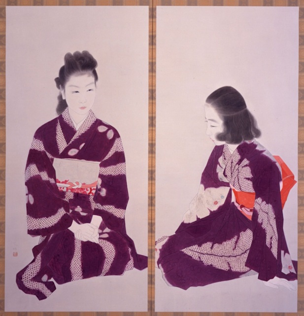 秋野不矩　≪姉妹≫　1946年　浜松市秋野不矩美術館 蔵