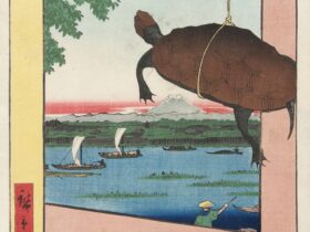 歌川広重「名所江戸百景　深川万年橋」中山道広重美術館蔵