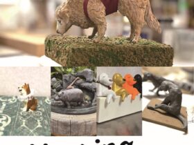 「イヌリーナ 1st SOLO EXHIBITION」―すべての犬が幸せでありますように―」Gallery SPACE 8510-2