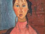 アメデオ・モディリアーニ《おさげ髪の少女》1918年頃　名古屋市美術館蔵 ※常設展示室に展示予定