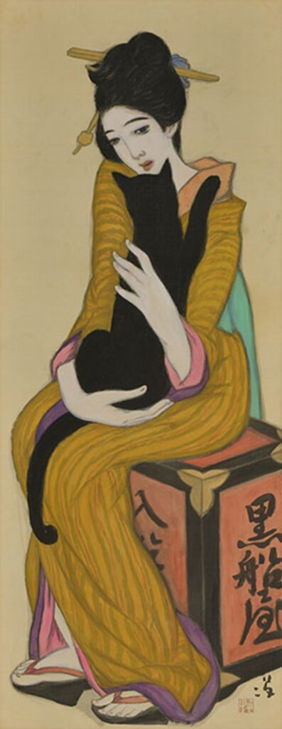 竹久夢二《黒船屋》1919（大正8）年　竹久夢二伊香保記念館