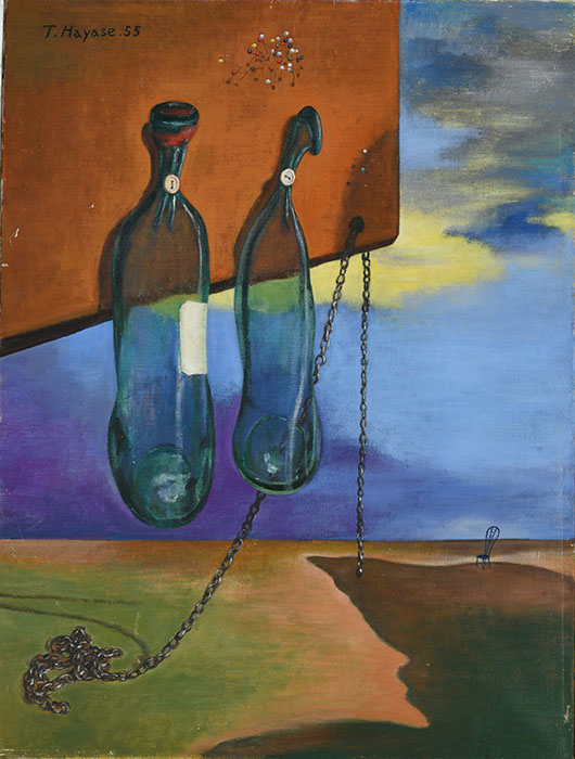 早瀬龍江《苦悩》1955(昭和30)年　北海道立函館美術館蔵