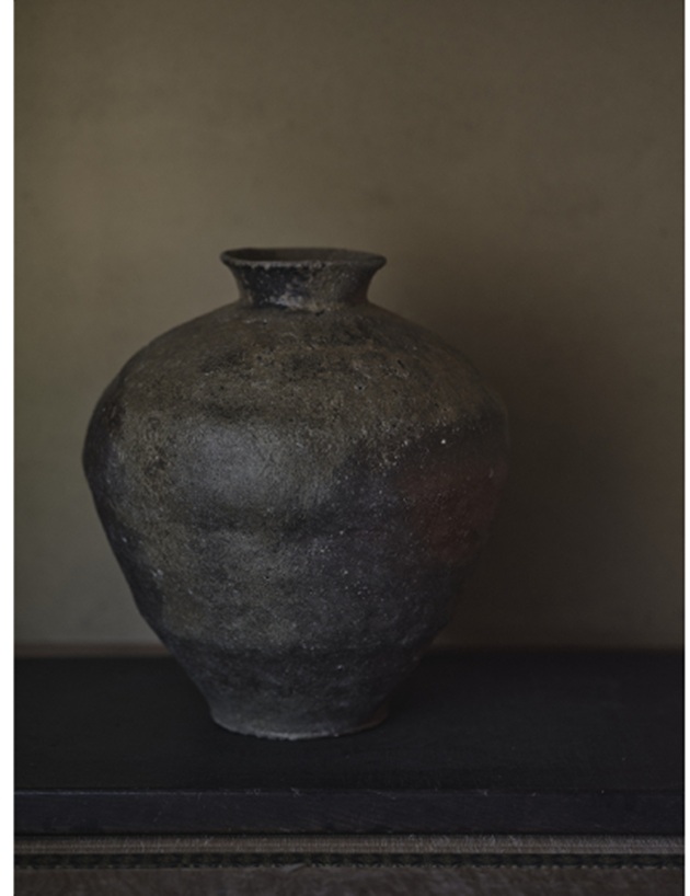 「焼〆大壺」 H40.0×W35.5cm 陶