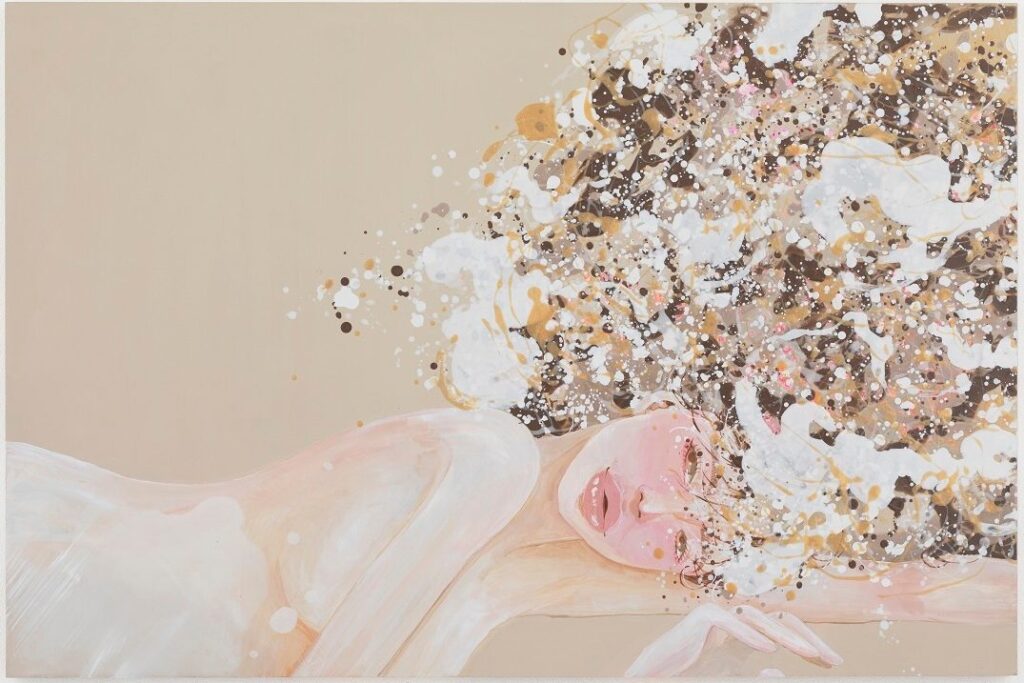 浮雲 62.2×92.6cm キャンバス、アクリル