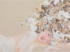 浮雲 62.2×92.6cm キャンバス、アクリル