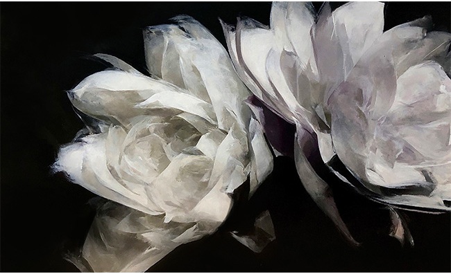 「芍華」97.0×130.3㎝（60号M）キャンバス・油彩