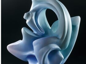 重松あゆみ 「Sky Resonance」W54.0 ×D39.2×H55.6㎝ 陶