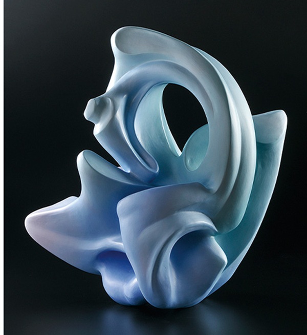 重松あゆみ 「Sky Resonance」W54.0 ×D39.2×H55.6㎝ 陶