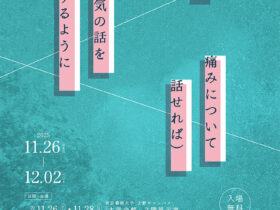 例えば（天気の話をするように痛みについて話せれば）東京藝術大学大学美術館