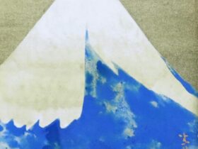 日本画・洋画秀作展　 前田青邨 富士 27.1×24.2　日本画