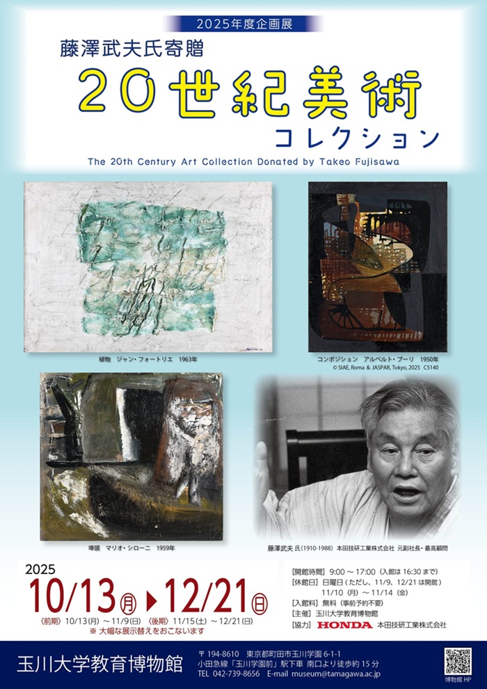 「藤澤武夫氏寄贈20世紀美術コレクション」玉川大学教育博物館