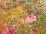「Le jardin de Laurence 1」72.7×60.6cm、20F、油彩画