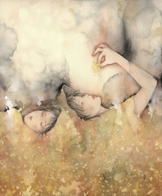 「ふりそそぐ光」

20号

日本画