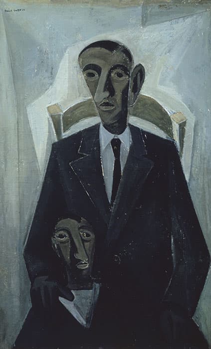 ベルナール・ビュフェ《父と息子》1945 年、油彩・キャンバス