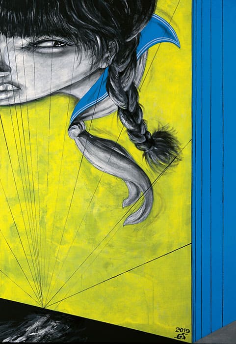 《4半面の反復（12）》2019年 静岡県立美術館