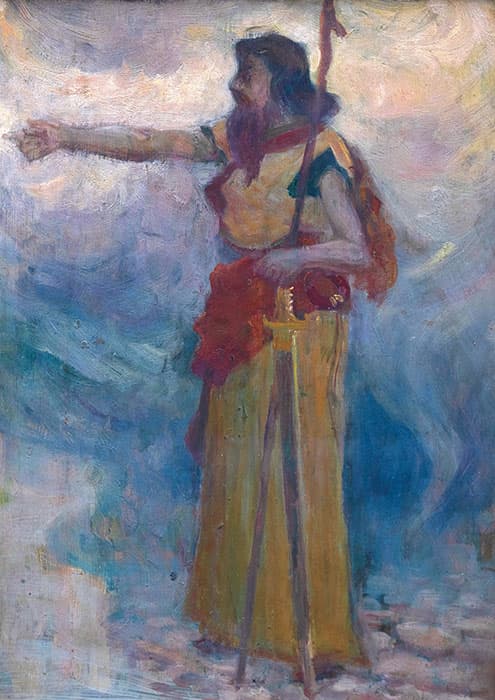 青木繁《旧約聖書挿絵 3. 紅海のモーセ》 ニューオーサカホテルエンタープライズ