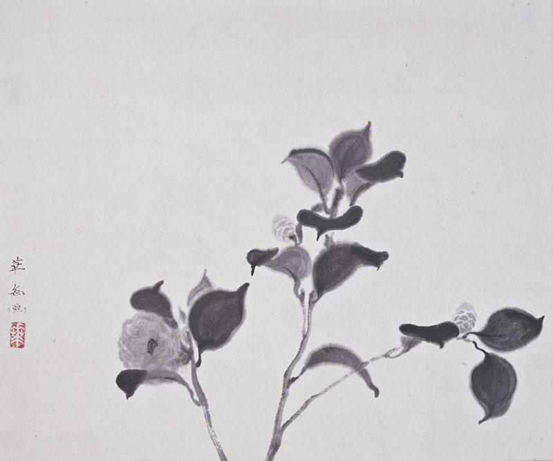 村上華岳《墨椿》