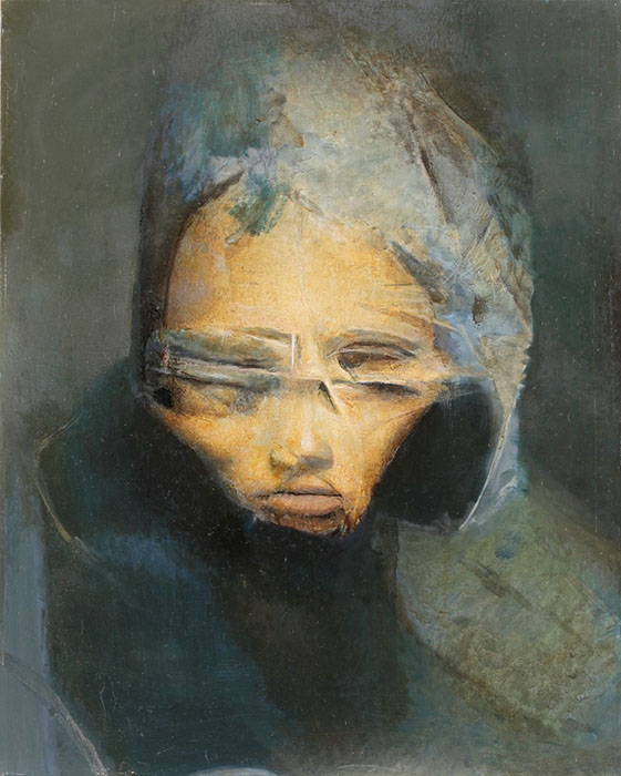 深井克美《青春1》1978(昭和53)年　北海道立函館美術館蔵

