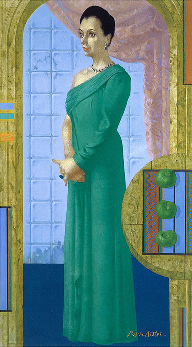 松樹路人《ベネチアン・グリーン》1995年　笠間日動美術館蔵