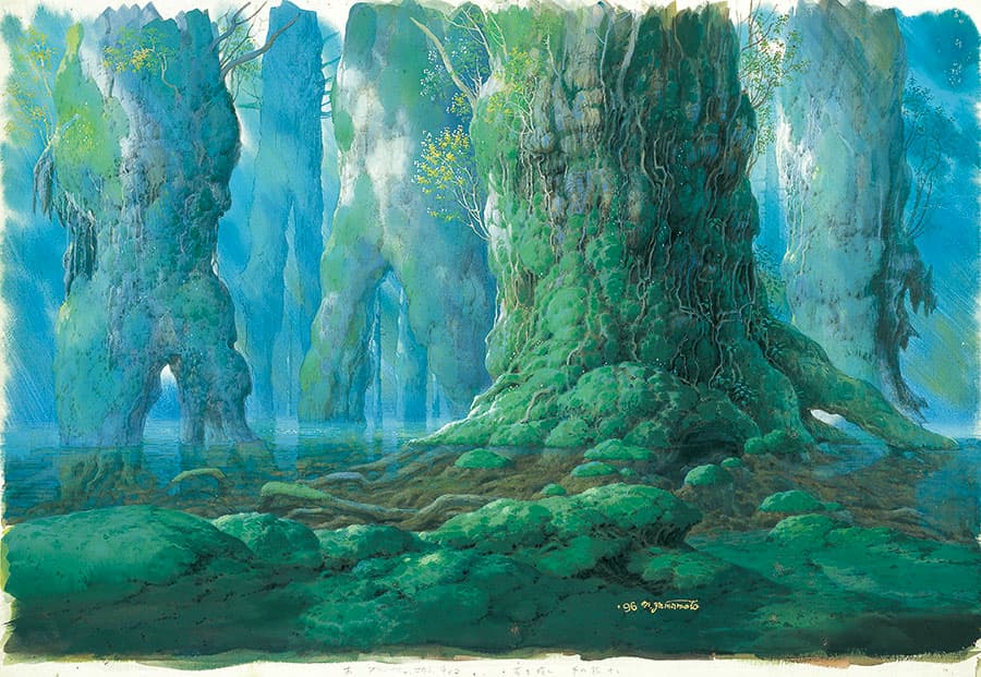 もののけ姫《 シシ神の森（５）》 1997年　©1997 Hayao Miyazaki/Studio Ghibli, ND