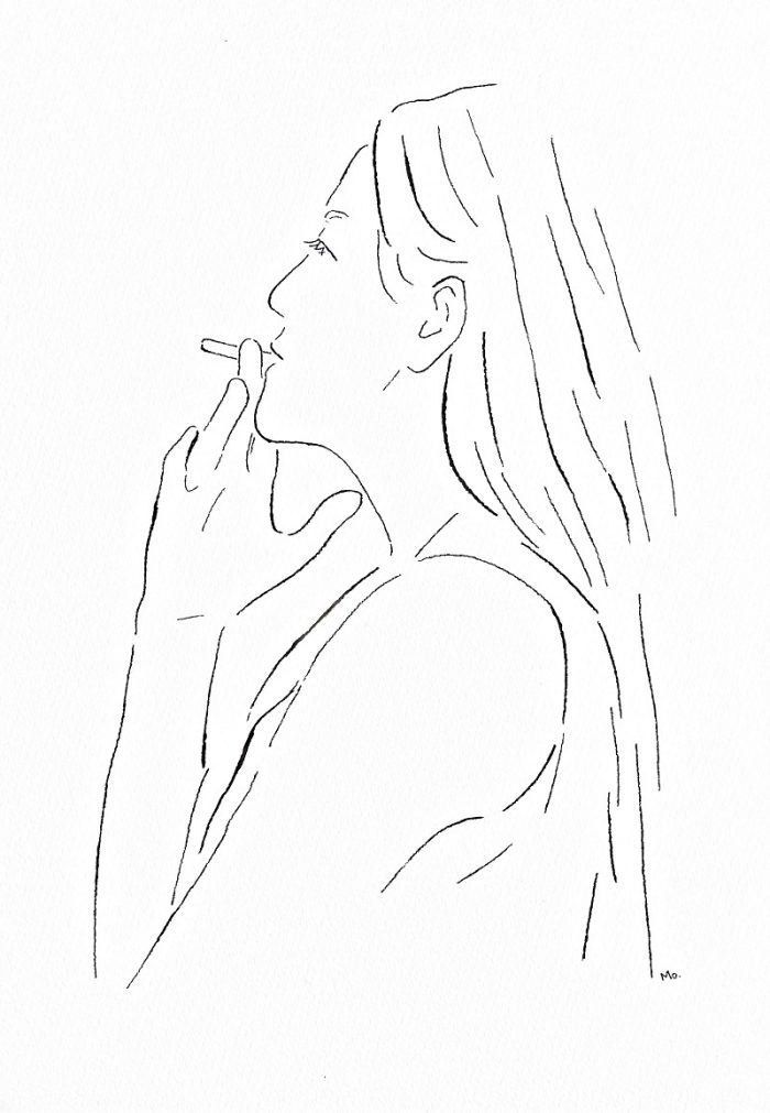 森泉岳土

「girl 19」

紙に墨

38.7×27.0㎝