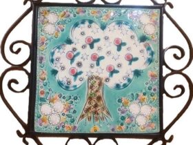 「桃色の実のなる生命の樹」 22.5×22.5cm